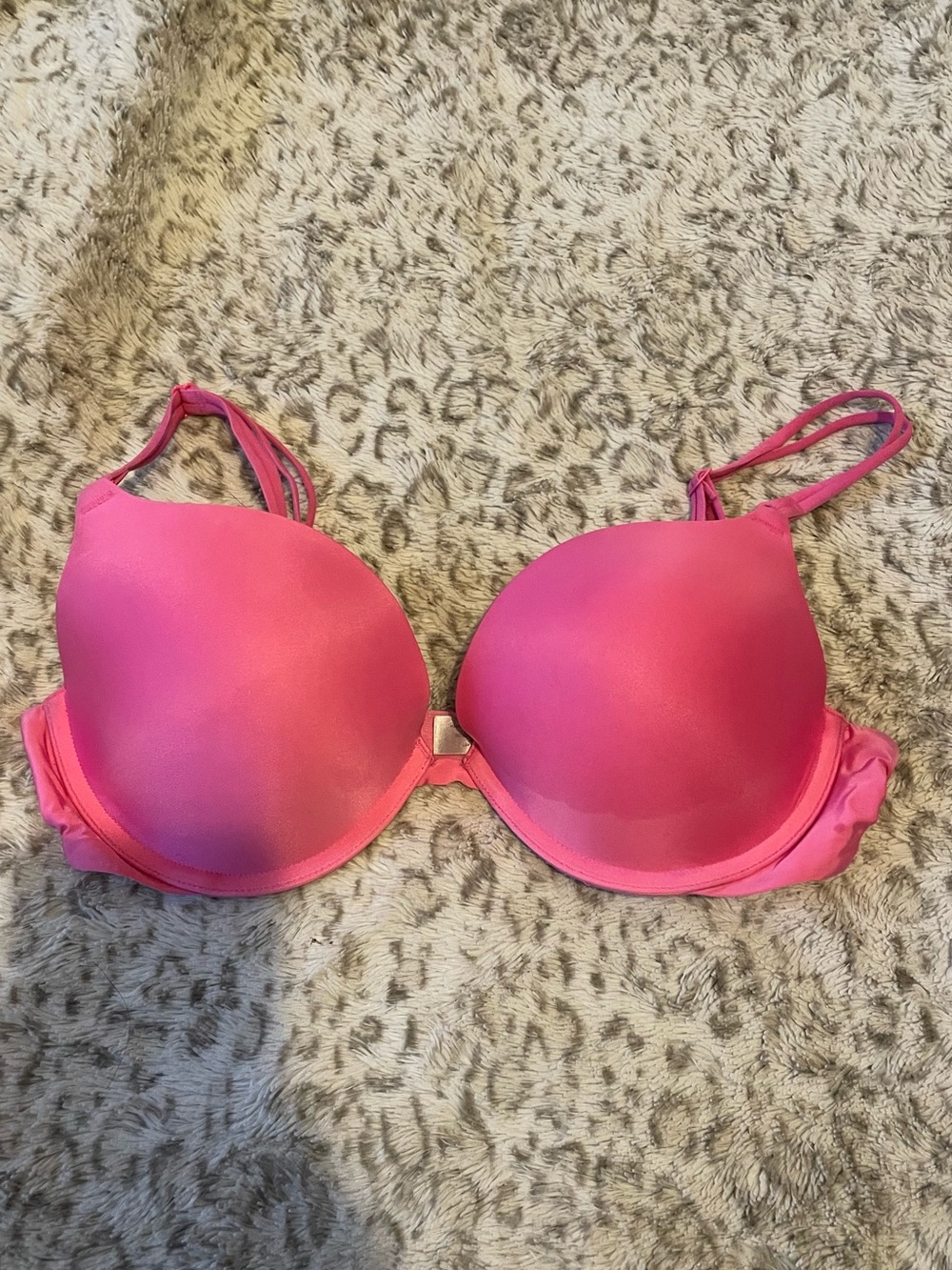 Victoria's Secret Hot Pink Push-Up Bra